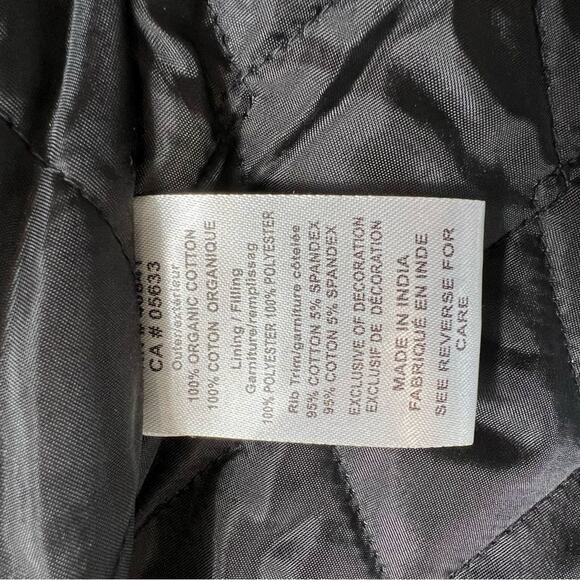 Aventura Women's Medium Organic Cotton Navy Plaid Full Zip Jacket - Picture 7 of 9